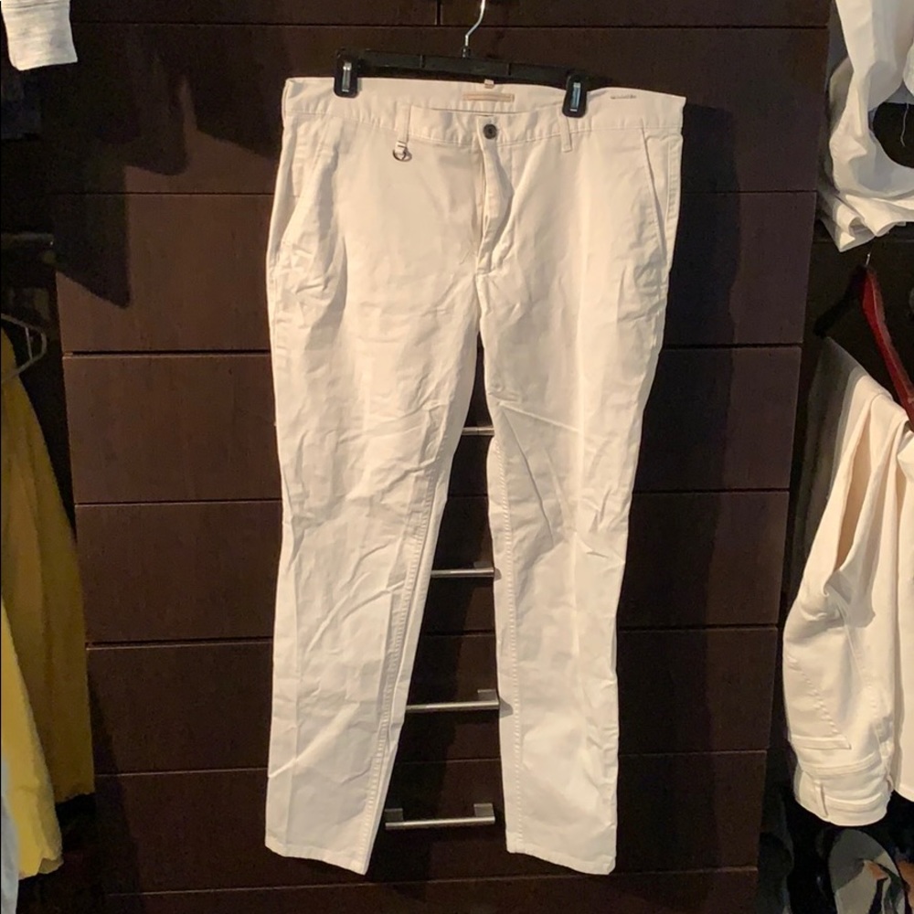 Zara Man white dress pants